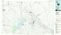 Borger 1986 topographic map thumbnail
