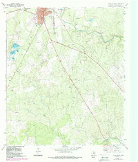 Brady South 1970 topographic map thumbnail