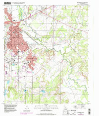 Brownwood 1996 topographic map thumbnail
