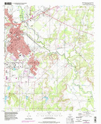 Brownwood 1996 topographic map thumbnail