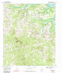 Bryans Mill 1969 topographic map thumbnail