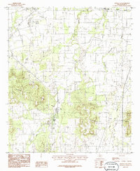 Buffalo Gap 1984 topographic map thumbnail