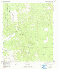 Burr Oak Creek 1970 topographic map thumbnail