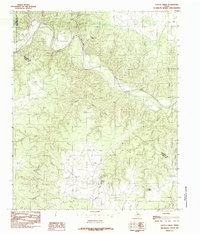 Cactus Creek 1984 topographic map thumbnail