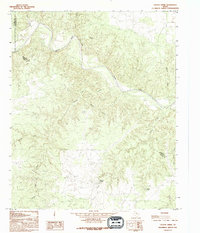 Cactus Creek 1990 topographic map thumbnail