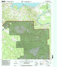 Camilla 1997 topographic map thumbnail