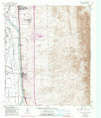 Canutillo 1955 topographic map thumbnail