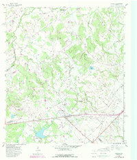 Carmine 1958 topographic map thumbnail
