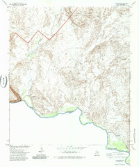 Castolon 1971 topographic map thumbnail
