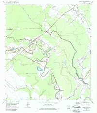 Cedar Lane 1952 topographic map thumbnail