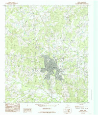 Center 1984 topographic map thumbnail