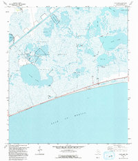 Clam Lake 1993 topographic map thumbnail