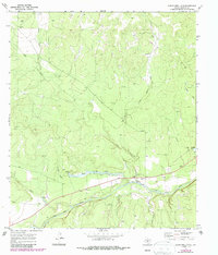 Clear Creek Lake 1970 topographic map thumbnail
