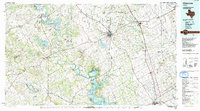 Cleburne topographic map thumbnail