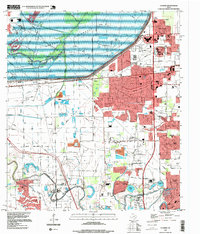 Clodine 1995 topographic map thumbnail