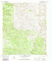 Collins Creek SW 1965 topographic map thumbnail