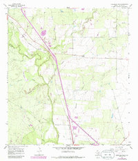 Comanche Hills 1965 topographic map thumbnail