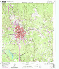 Conroe 1958 topographic map thumbnail