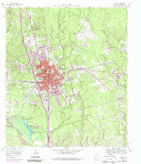 Conroe 1958 topographic map thumbnail