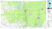 Conroe 1985 topographic map thumbnail