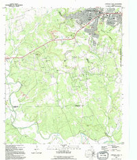 Copperas Cove 1995 topographic map thumbnail