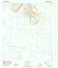 Cornudas 1984 topographic map thumbnail