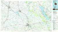 Corsicana 1985 topographic map thumbnail