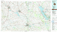 Corsicana 1985 topographic map thumbnail