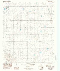 Cotton Center 1985 topographic map thumbnail