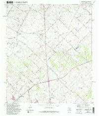 Creedmoor 1968 topographic map thumbnail
