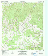 Crockett NE 1950 topographic map thumbnail