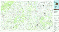 Cuero 1985 topographic map thumbnail