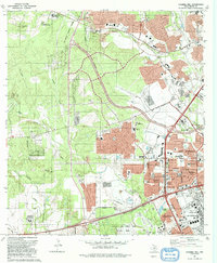Culebra Hill 1993 topographic map thumbnail
