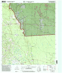 Cut And Shoot 1997 topographic map thumbnail