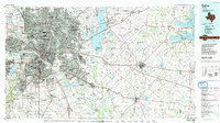 Dallas 1986 topographic map preview