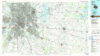 Dallas 1986 topographic map thumbnail