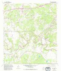 Darst Creek 1964 topographic map thumbnail