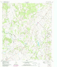 Deanville 1960 topographic map thumbnail