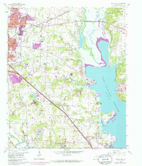 Denton East 1960 topographic map thumbnail
