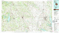 Denton 1991 topographic map thumbnail