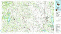 Denton 1991 topographic map preview