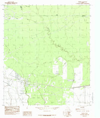 Devers 1984 topographic map thumbnail