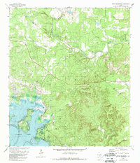 Devils Backbone 1989 topographic map thumbnail