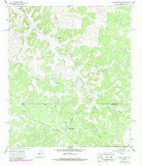 Dunbar Draw SE 1967 topographic map thumbnail