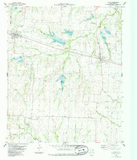 Ector 1984 topographic map thumbnail