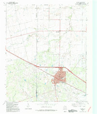Electra 1991 topographic map thumbnail