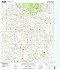 Emory Peak 1997 topographic map thumbnail