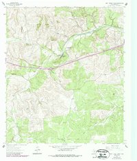 Fort Terrett Ranch 1963 topographic map thumbnail