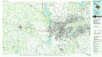 Fort Worth 1985 topographic map thumbnail