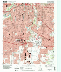 Fort Worth 1995 topographic map thumbnail
